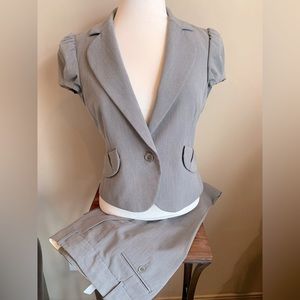 BCBG Maxazria cap sleeve “coco” suit